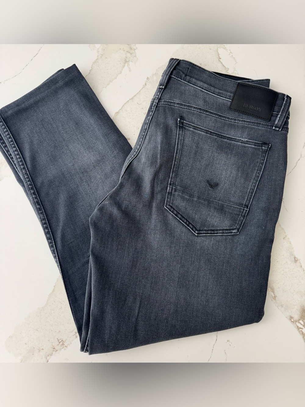 NEW Hudson Jeans Men's Blake Slim Fit Jeans in Black Size 36 NEW